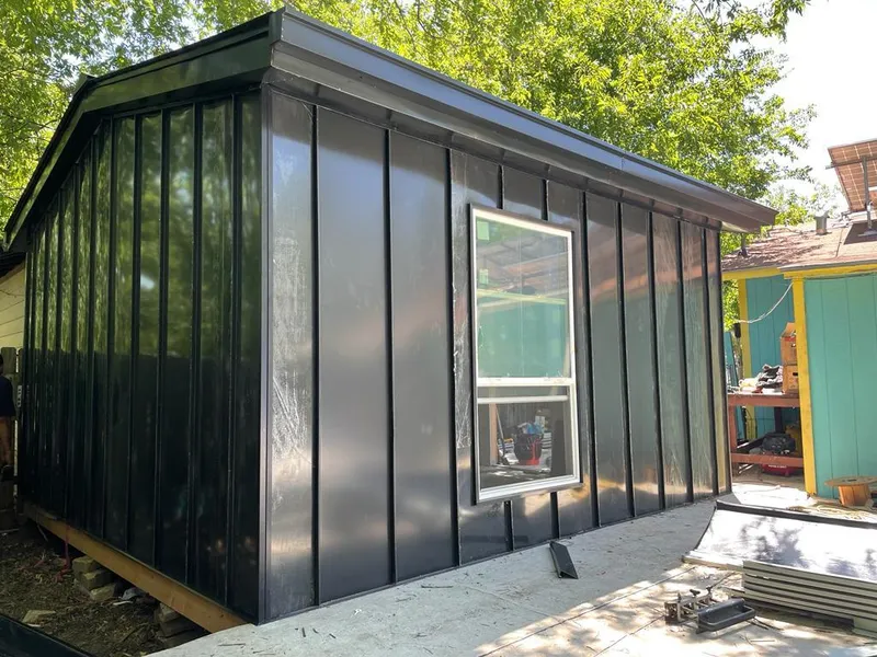 Black standing seam metal wall panels for Roof Inspection in Towamencin